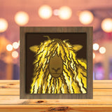 Colorful Sheep - Paper Cutting Light Box - LightBoxGoodman