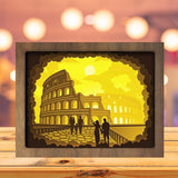 Colosseum 2 - Paper Cutting Light Box - LightBoxGoodman