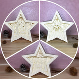 Combo Christmas Time - Paper Cut Star Light Box File - Cricut File - 20x21cm - LightBoxGoodMan - LightboxGoodman