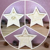 Combo Merry Christmas - Paper Cut Star Light Box File - Cricut File - 20x21cm - LightBoxGoodMan - LightboxGoodman