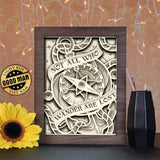 Compass - Paper Cutting Light Box - LightBoxGoodman - LightboxGoodman