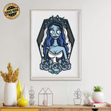 Corpse Bride - Paper 3D Layered File - Cricut File - 18x28cm - LightBoxGoodMan - LightboxGoodman