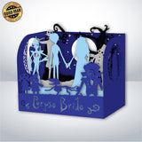 Corpse Bride - Paper Cut Mini-Showcase File - Cricut File - 10x12cm - LightBoxGoodMan - LightboxGoodman