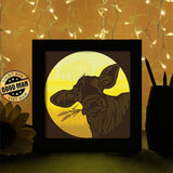 Cow - Paper Cutting Light Box - LightBoxGoodman - LightboxGoodman