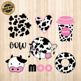 Cow Print - Cricut File - Svg, Png, Dxf, Eps - LightBoxGoodMan - LightboxGoodman