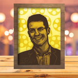 Cr7 - Paper Cutting Light Box - LightBoxGoodman