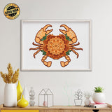 Crab - Paper 3D Layered File - Cricut File - 20x25cm - LightBoxGoodMan - LightboxGoodman