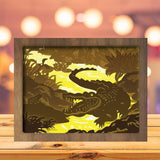 Crocodile - Paper Cutting Light Box - LightBoxGoodman - LightboxGoodman