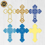 Cross - Paper 3D Layered File - Cricut File - 20x27cm - LightBoxGoodMan - LightboxGoodman