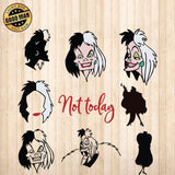 Cruella De Vil - Cricut File - Svg, Png, Dxf, Eps - LightBoxGoodMan - LightboxGoodman