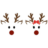 Cute Reindeer - Cricut File - Svg, Png, Dxf, Eps - LightBoxGoodMan