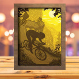 Cycling - Paper Cutting Light Box - LightBoxGoodman