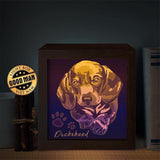 Dachshund – Paper Cut Light Box File - Cricut File - 8x8 inches - LightBoxGoodMan - LightboxGoodman