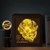 Dachshund – Paper Cut Light Box File - Cricut File - 8x8 inches - LightBoxGoodMan - LightboxGoodman