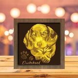 Dachshund - Paper Cutting Light Box - LightBoxGoodman