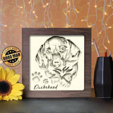 Dachshund - Paper Cutting Light Box - LightBoxGoodman - LightboxGoodman