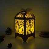 Dancing Skeletons - Paper Cut Lantern File - Cricut File - 10,5x20,6cm - LightBoxGoodMan