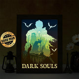 Dark Souls – Paper Cut Light Box File - Cricut File - 20x26cm - LightBoxGoodMan - LightboxGoodman