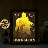 Dark Souls – Paper Cut Light Box File - Cricut File - 20x26cm - LightBoxGoodMan - LightboxGoodman