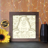 Darth Vader Starry Night - Paper Cutting Light Box - LightBoxGoodman - LightboxGoodman