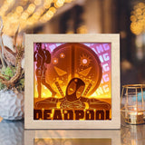 Deadpool – Paper Cut Light Box File - Cricut File - 20x20cm - LightBoxGoodMan - LightboxGoodman