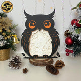 Death - Paper Cut Owl Light Box File - Cricut File - 25x20 cm - LightBoxGoodMan - LightboxGoodman