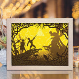 Deathly Hallow - Paper Cut Light Box File - Cricut File - 20x26cm - LightBoxGoodMan - LightboxGoodman