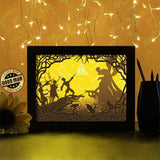 Deathly Hallow - Paper Cutting Light Box - LightBoxGoodman - LightboxGoodman