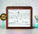 Deer 3 – Paper Cut Light Box File - Cricut File - 8x10 inches - LightBoxGoodMan - LightboxGoodman