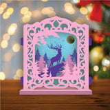 Deer 3 - Pop-up Light Box File - Cricut File - LightBoxGoodMan