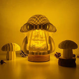 Deer - 3D Pop-up Light Box Mushroom File - Cricut File - LightBoxGoodMan