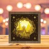 Deer 8 - Paper Cutting Light Box - LightBoxGoodman