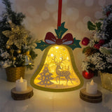 Deer - Bell Lantern File - Cricut File - LightBoxGoodMan - LightboxGoodman