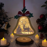 Deer - Bell Lantern File - Cricut File - LightBoxGoodMan - LightboxGoodman