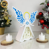 Deer - Paper Cut Angel Light Box File - Cricut File - 8x8 inches - LightBoxGoodMan - LightboxGoodman