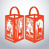 Deer - Paper Cut Lantern File - Cricut File - 10x16cm - LightBoxGoodMan