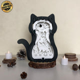 Devil Cats - Cat Pop-Up File - Cricut File - LightBoxGoodMan - LightboxGoodman