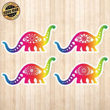 Dinosaur Specturm Stickers- Cricut File - Svg, Png, Dxf, Eps - LightBoxGoodMan - LightboxGoodman