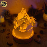 Dinosaurs- 3D Dome Lantern File - Cricut File - LightBoxGoodMan - LightboxGoodman