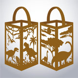 Dinosaurs - Paper Cut Lantern File - Cricut File - 10x16cm - LightBoxGoodMan - LightboxGoodman