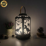 Dinosaurs - Paper Cut Lantern File - Cricut File - 10x20cm - LightBoxGoodMan - LightboxGoodman