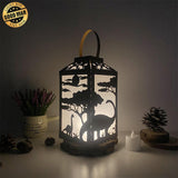 Dinosaurs - Paper Cut Lantern File - Cricut File - 10x20cm - LightBoxGoodMan - LightboxGoodman