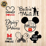 Disney 1 - Cricut File - Svg, Png, Dxf, Eps - LightBoxGoodMan - LightboxGoodman