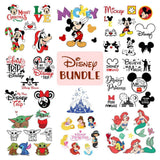 Disney Bundle - Cricut File - Svg, Png, Dxf, Eps - LightBoxGoodMan