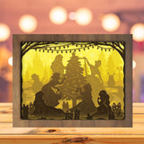 Disney Princess Christmas - Paper Cutting Light Box - LightBoxGoodman - LightboxGoodman