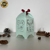 Disneyland - Paper Cut Lantern File - Cricut File - 10,5x20,6cm - LightBoxGoodMan - LightboxGoodman