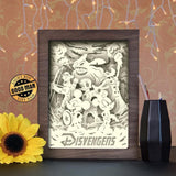 Disvengers - Paper Cutting Light Box - LightBoxGoodman - LightboxGoodman