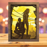 Divergent Series - Paper Cutting Light Box - LightBoxGoodman - LightboxGoodman