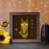 Dobermann - Paper Cutting Light Box - LightBoxGoodman - LightboxGoodman