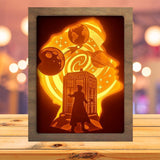 Doctor Who 1 - Paper Cutting Light Box - LightBoxGoodman - LightboxGoodman